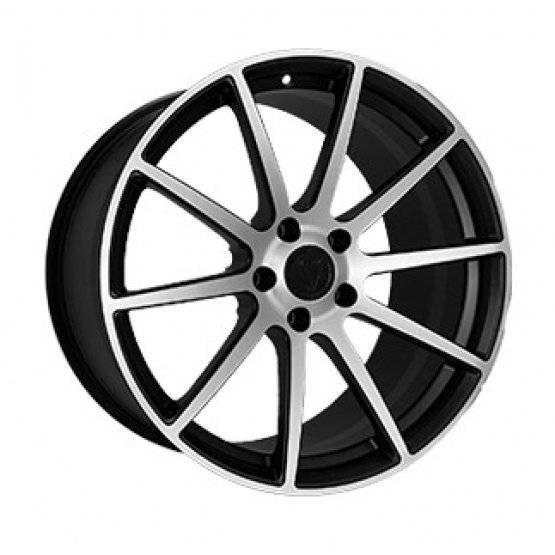 Vissol Forged F-190 MATTE-BLACK-WITH-MACHINED-FACE