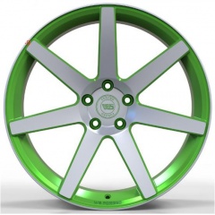 WS FORGED WS1245 MATTE_GREEN_WITH_MACHINED_FACE_FORGED